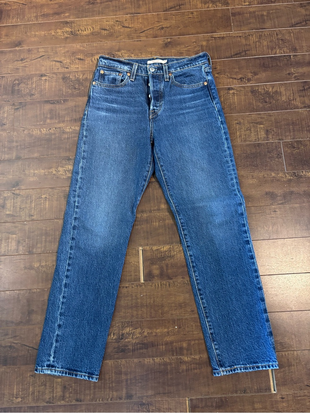 Levi's Dark Blue wedgie Straight Women's Jeans